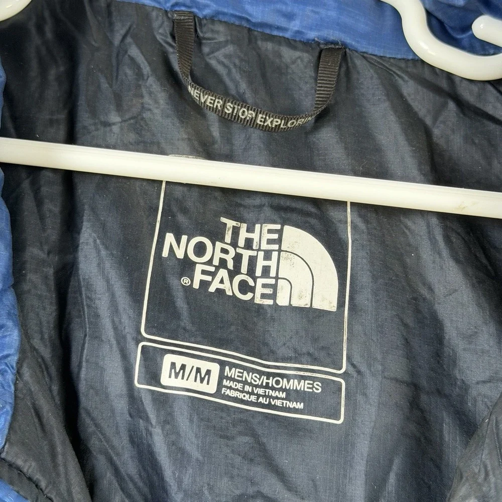 North Face Thermoball Eco Puffer Jacket Men's Size XXL Blue Full Zip Lightweight